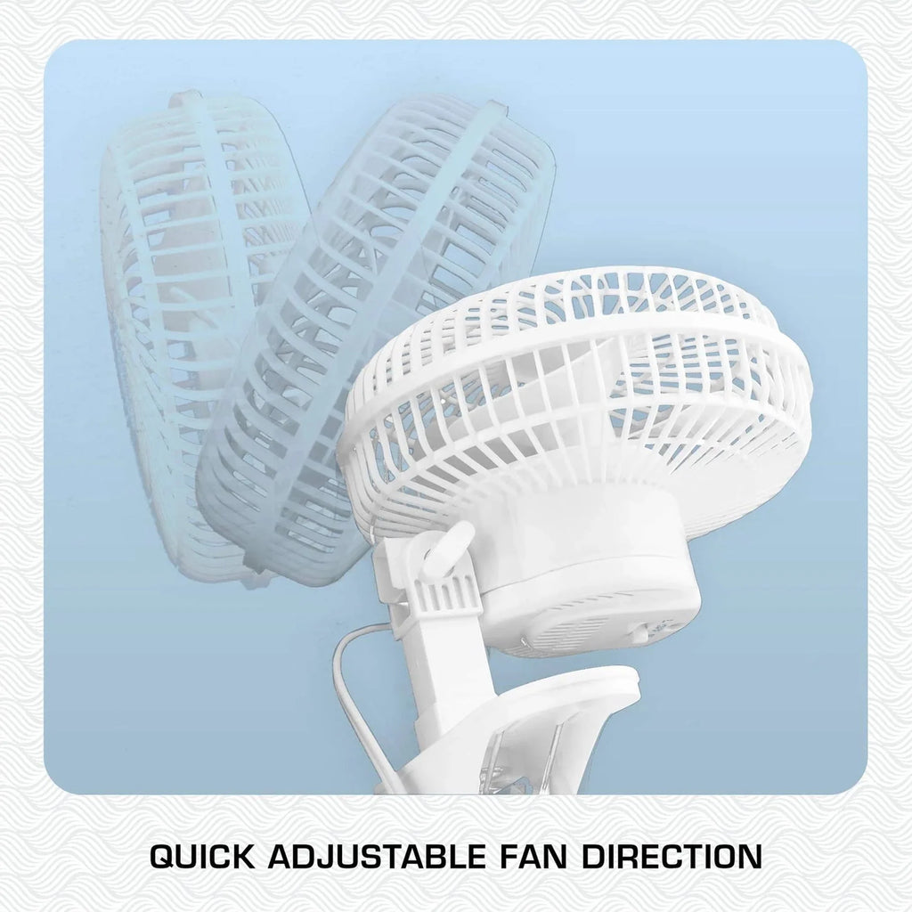 18 Inch Oscillating Wall Mount Fan White D594599