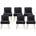 Velvet Dining Chair Set of 6 J5654