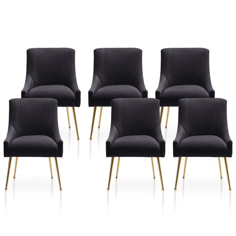 Velvet Dining Chair Set of 6 J5654