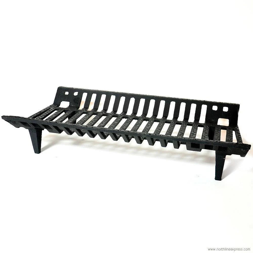 Heavy-Duty Cast Iron Fireplace Grate T801