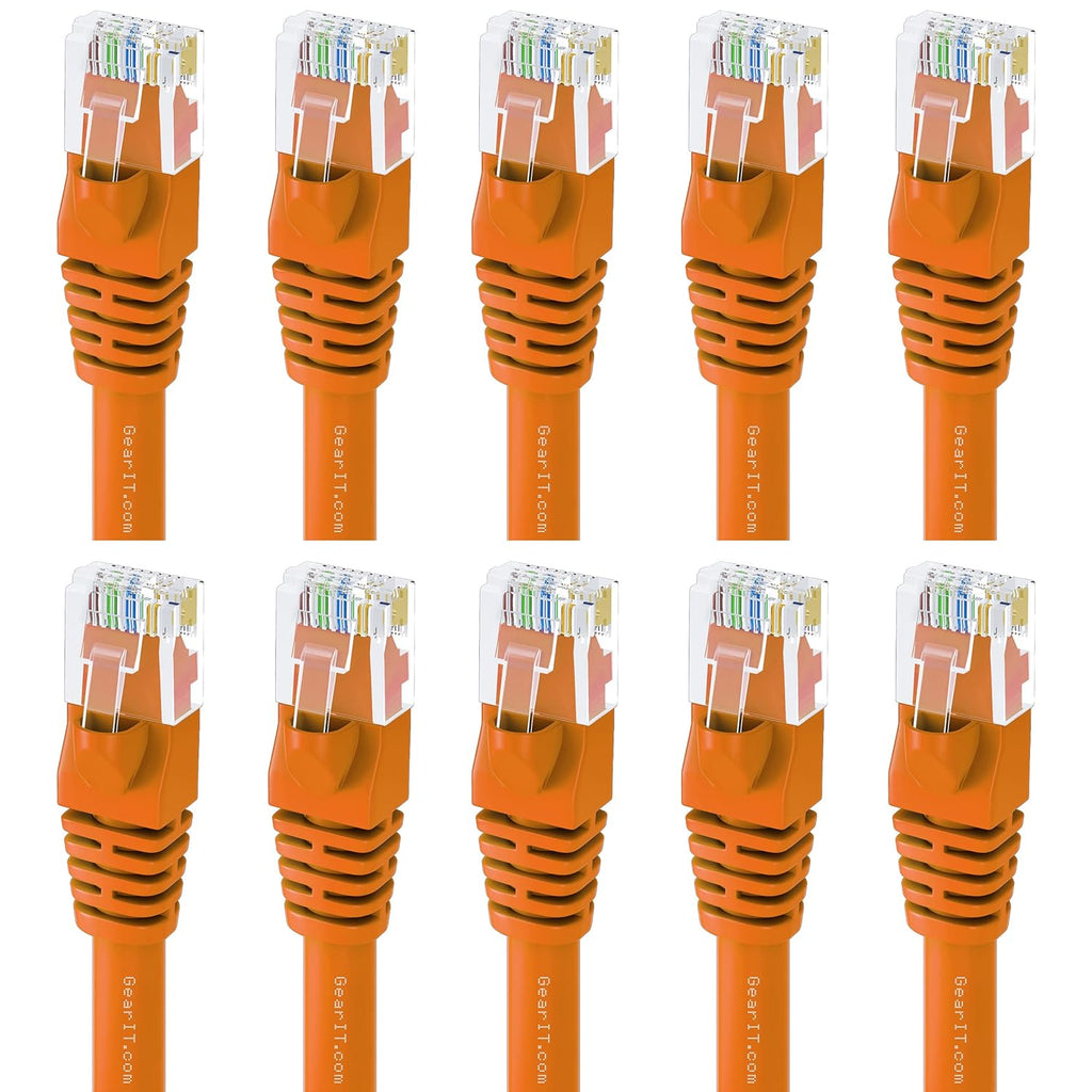 Cat 6 Ethernet Cable 6 ft 10-Pack Black U778