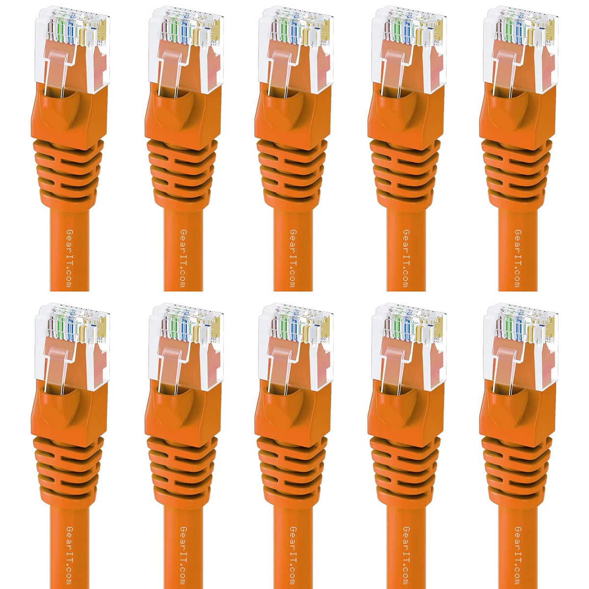 Cat 6 Ethernet Cable 6 ft 10-Pack Black U778