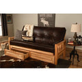 Full Size Futon Frame with Mattress & Storage Drawers D6037