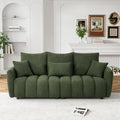 Beige White Boucle Sofa Couch G4014