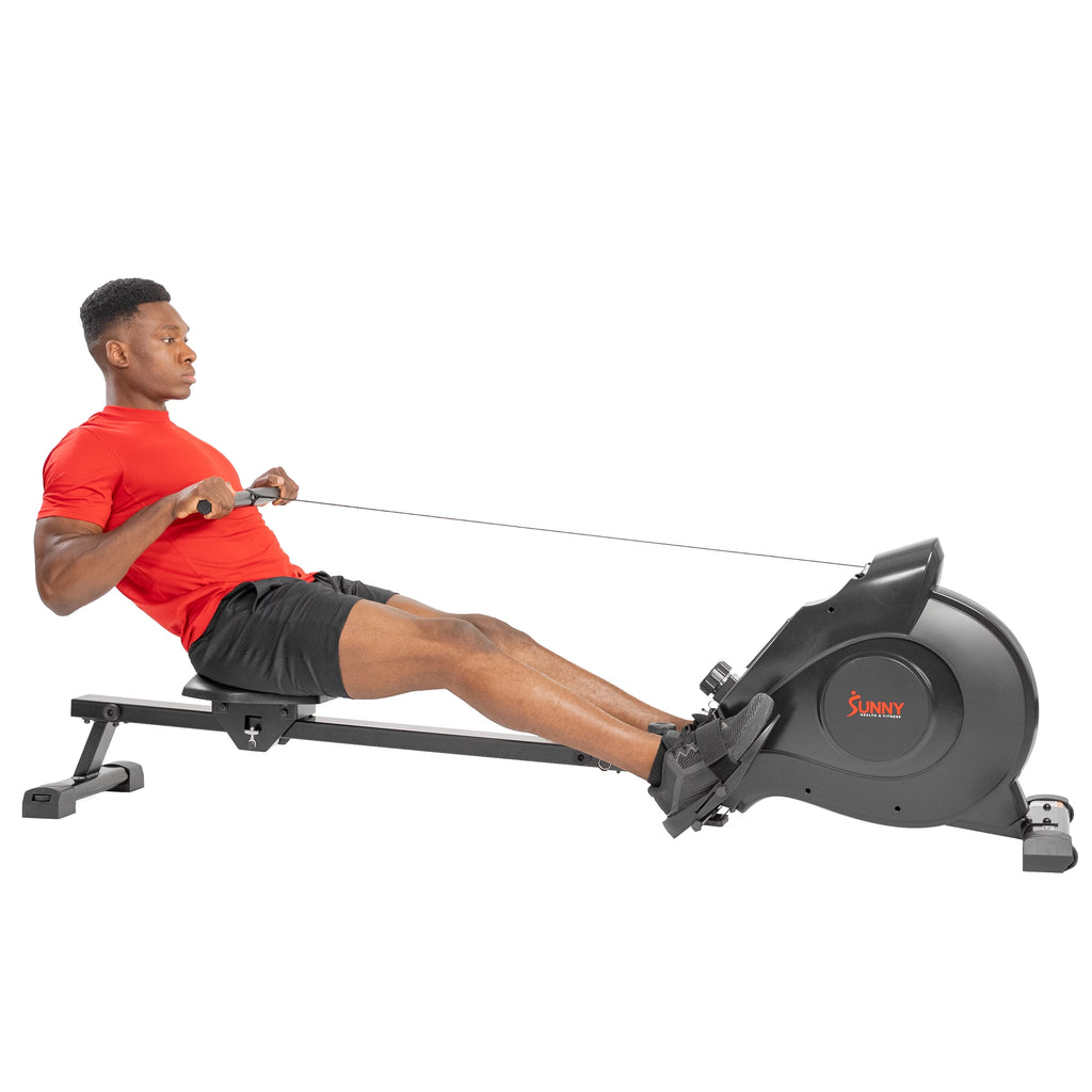 Smart Magnetic Rowing Machine with Extended Slide Rail T24174