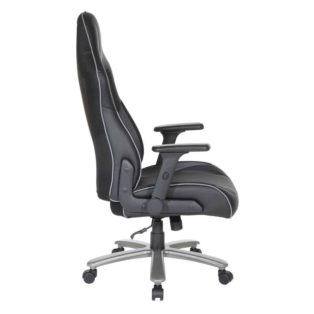 Gray Mesh Gaming Chair O62453