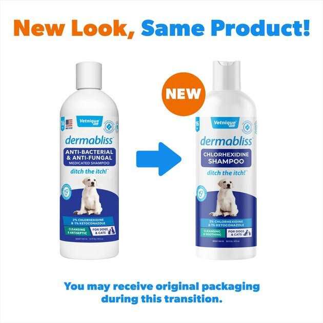 Chlorhexidine Shampoo 16 Oz Bottle For Dogs A47821