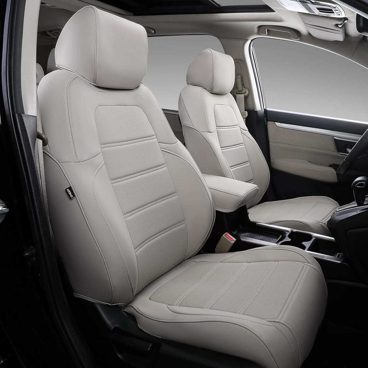 Grey Full Set Car Seat Covers A5606