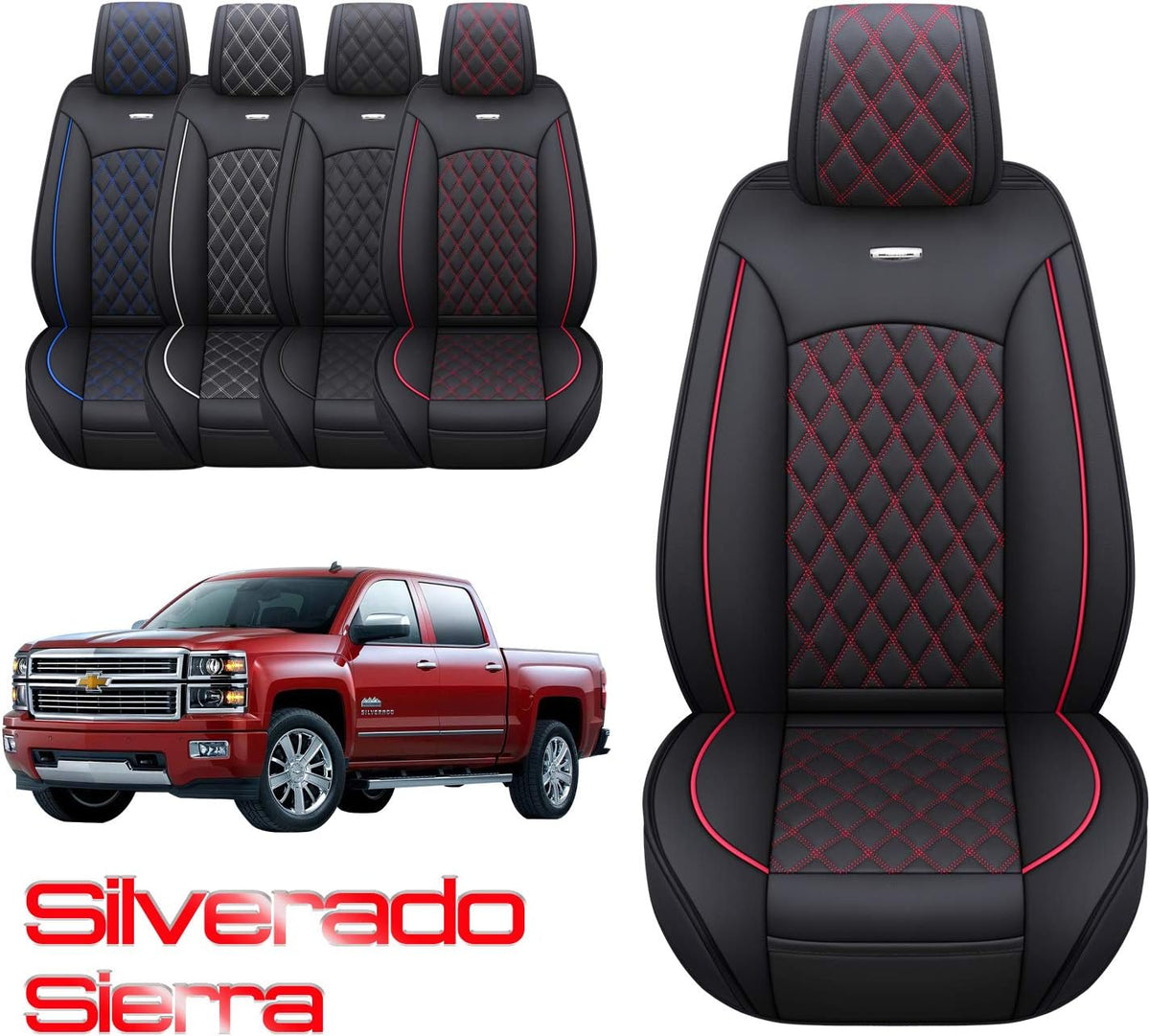 Black 2 Pc Front Seat Covers M522055