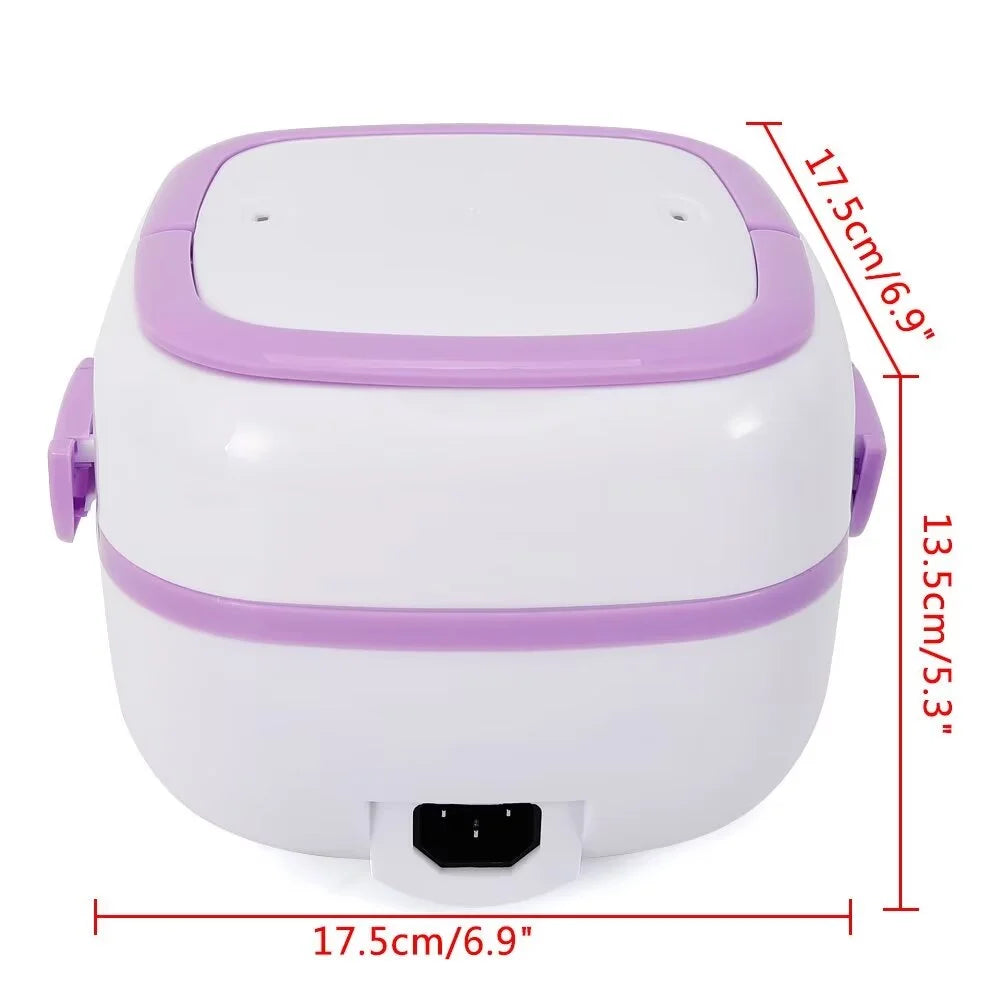 Portable Electric Lunch Box Food Heater 1L Stainless Steel G617