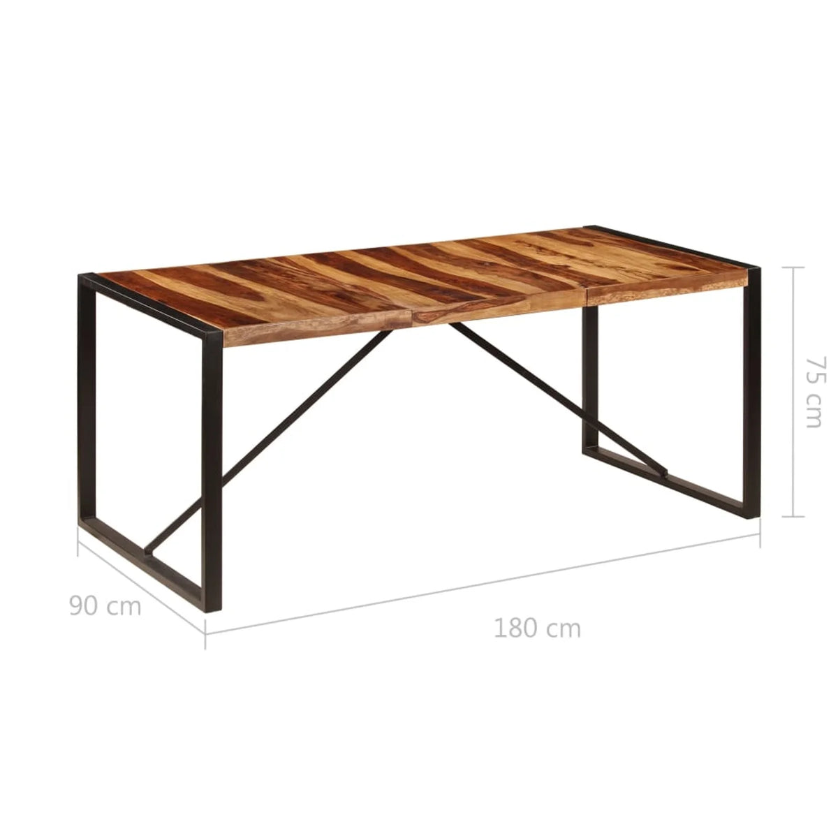 Solid Sheesham Wood Dining Table L175166