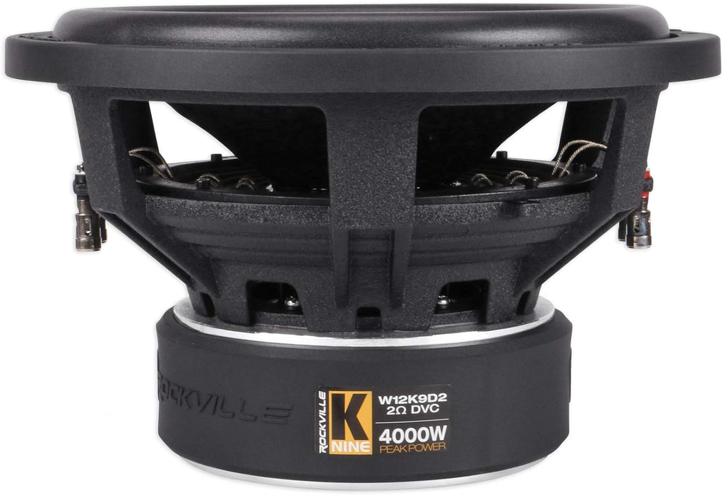 12 8000 Watt Car Subwoofers + Sealed Sub Box Enclosure Q5052