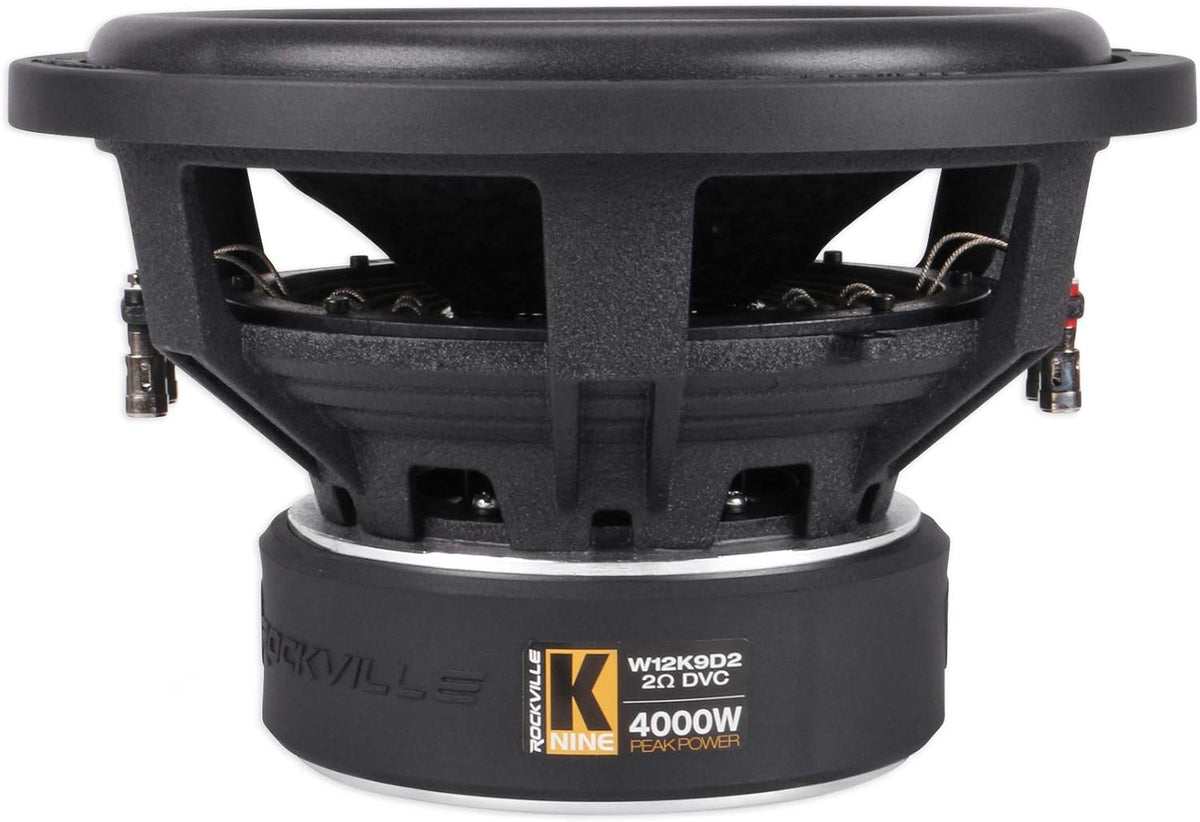 12 8000 Watt Car Subwoofers + Sealed Sub Box Enclosure Q5052