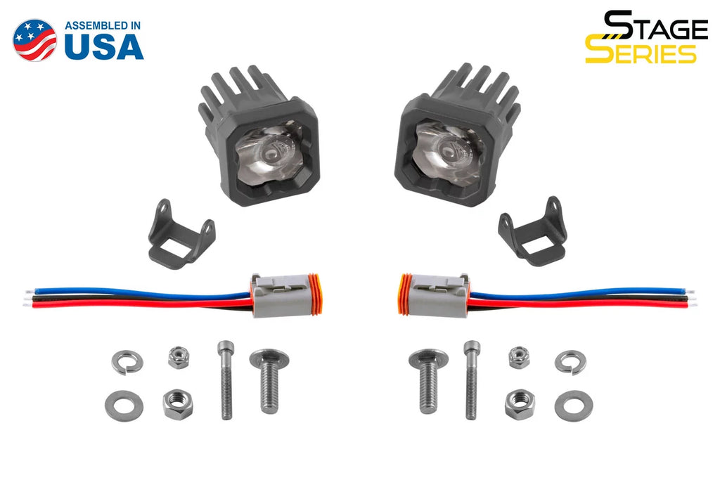White LED Light Pods Pair L453