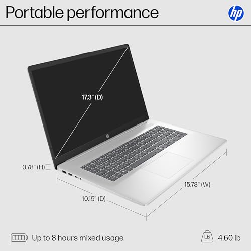 17.3 inch Laptop, Intel Core i5, 16 GB RAM, 512 GB SSD, Windows 11 Home J12695