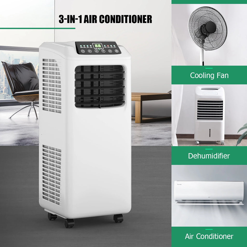 5500 BTU Portable Air Conditioner & Dehumidifier with Window Kit J48888