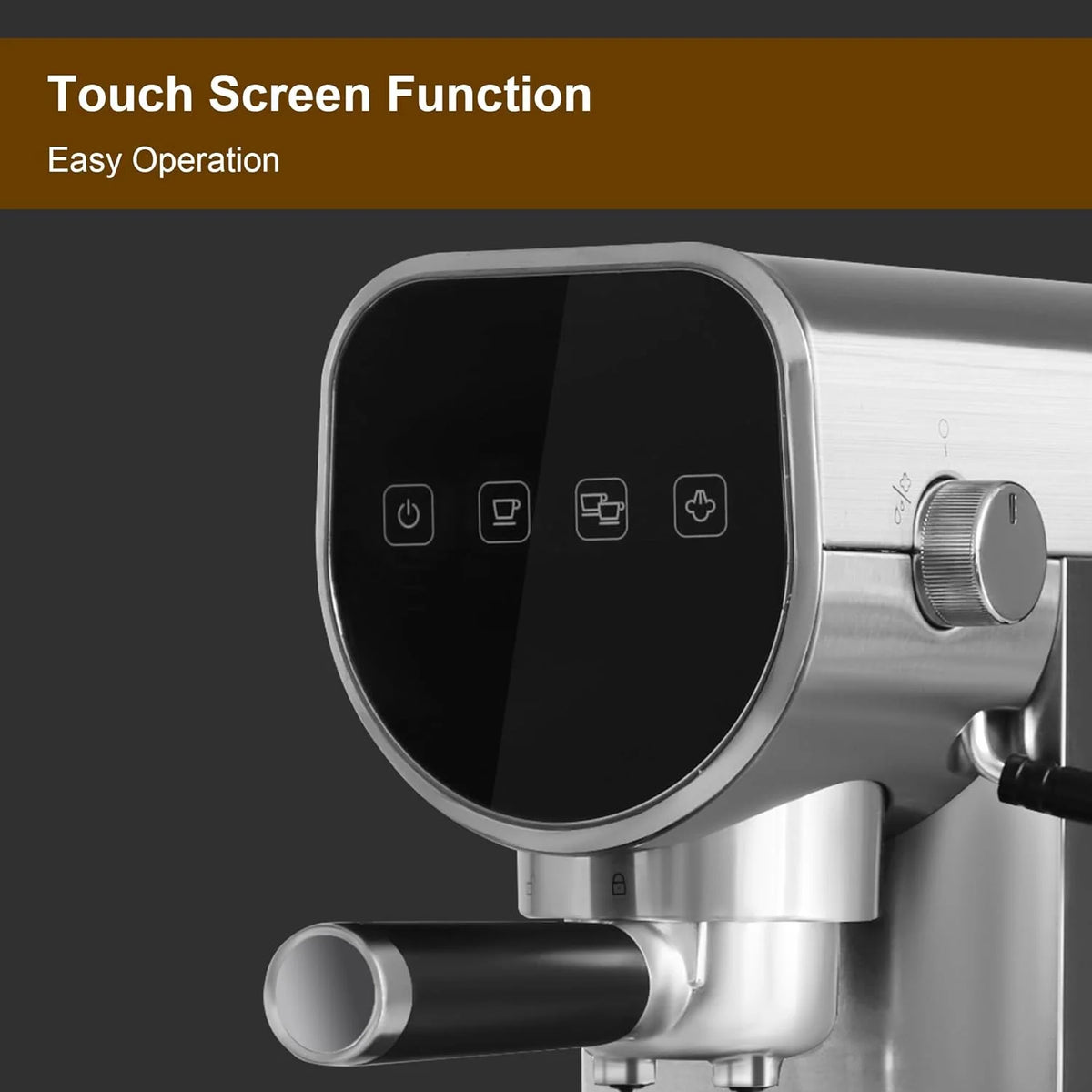 20 Bar Espresso Machine with Milk Frother Wand X37010