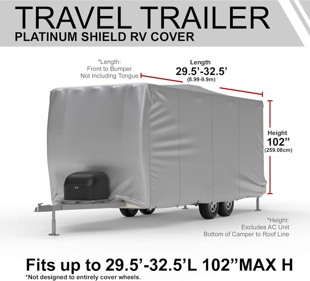 Weatherproof RV Cover for 22.5' - 24.5' Toy Hauler U33561