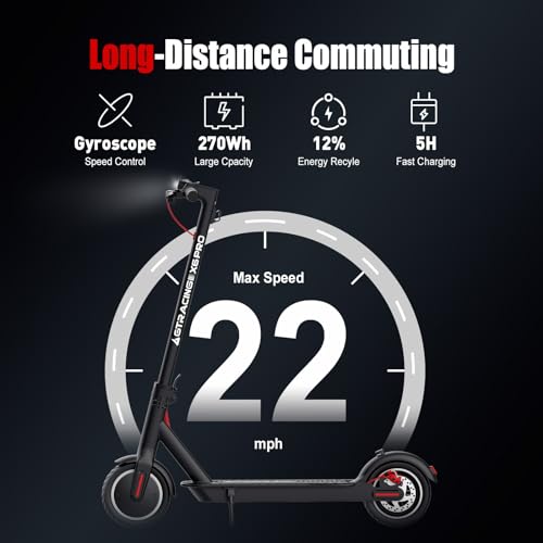 Electric Scooter with Seat and 3L Bag, 20 Miles Range, 450W Motor, 8.5" Pneumatic Tire W889