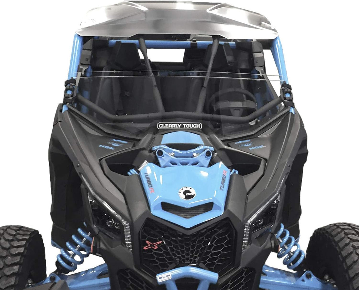 Scratch Resistant Polycarbonate Half Windshield X259160
