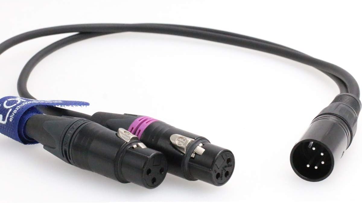 5-pin to 3-pin XLR Audio Signal Cable R873893