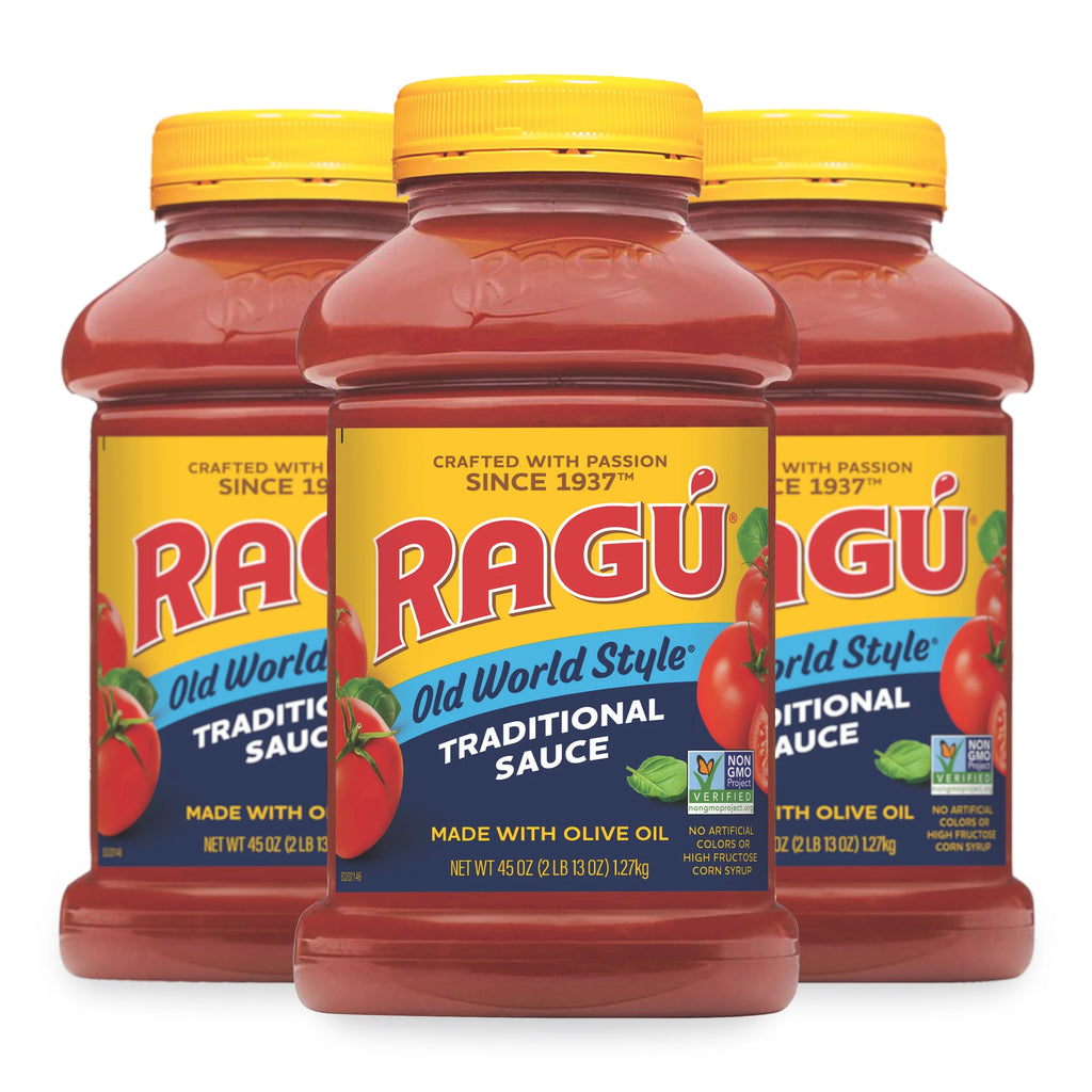 Traditional Sauce with Olive Oil, 45 oz (Pack of 3) E8289