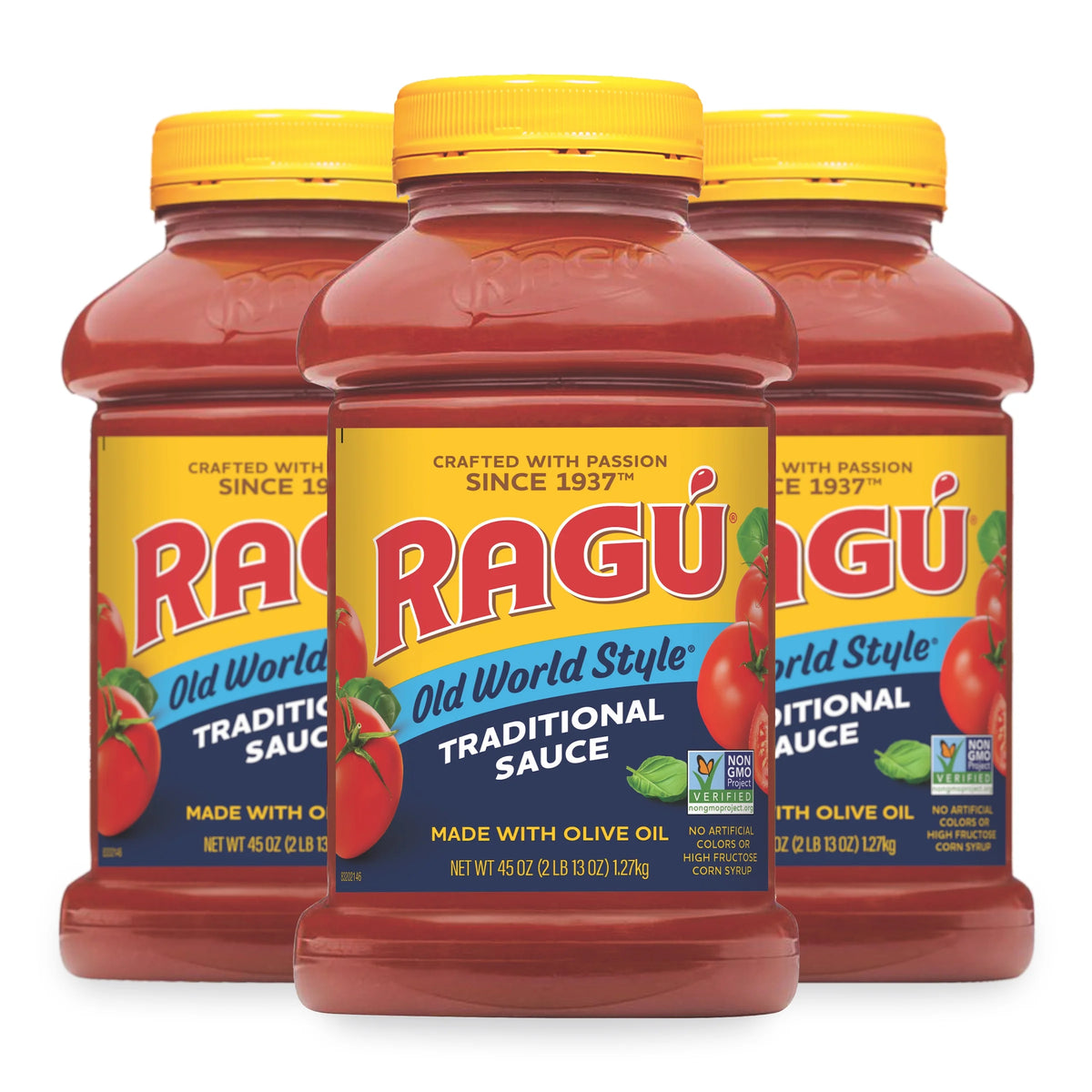 Traditional Sauce with Olive Oil, 45 oz (Pack of 3) E8289