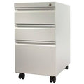 3-Drawer Mobile Vertical Filing Cabinet Light Gray A780628