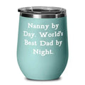 Cute Dad Wine Glass, Wine Tumbler H23791