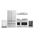 48 Gas Range, Under Cabinet Range Hood, Dishwasher, Refrigerator with Ice Maker and Wine Cooler A324353