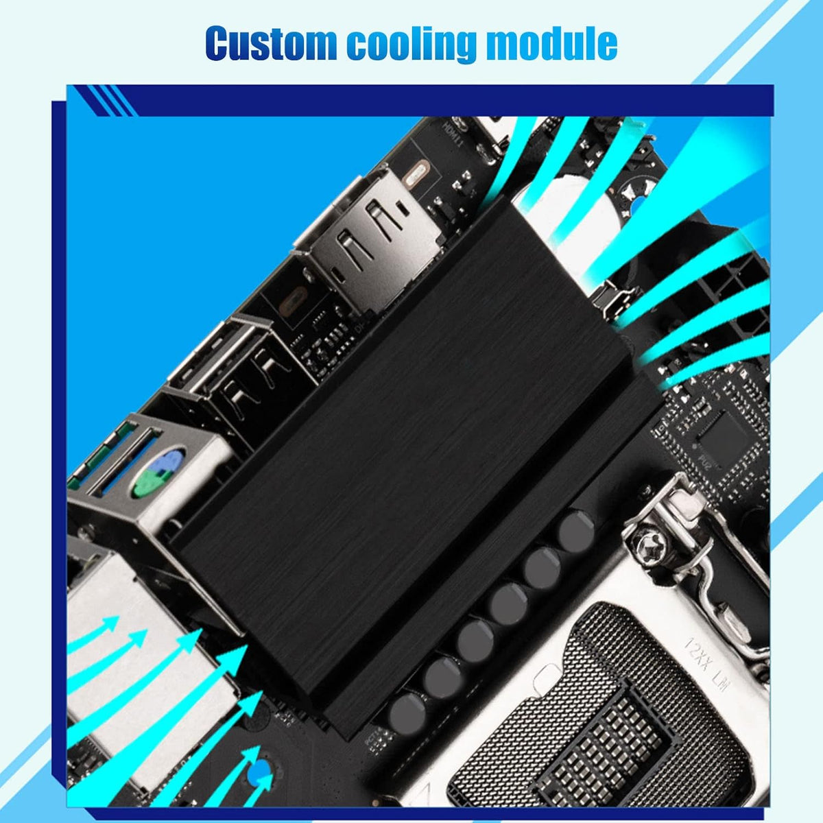 H510 Chip Dual Channel PC Motherboard S478345