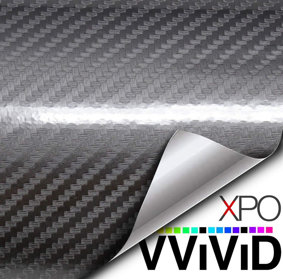 High Gloss Black Carbon Fiber Vinyl Wrap Film 3ft x 5ft Pack of 2 K1457