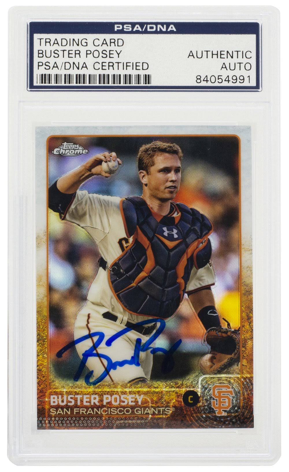 Signed Baseball Card A54014