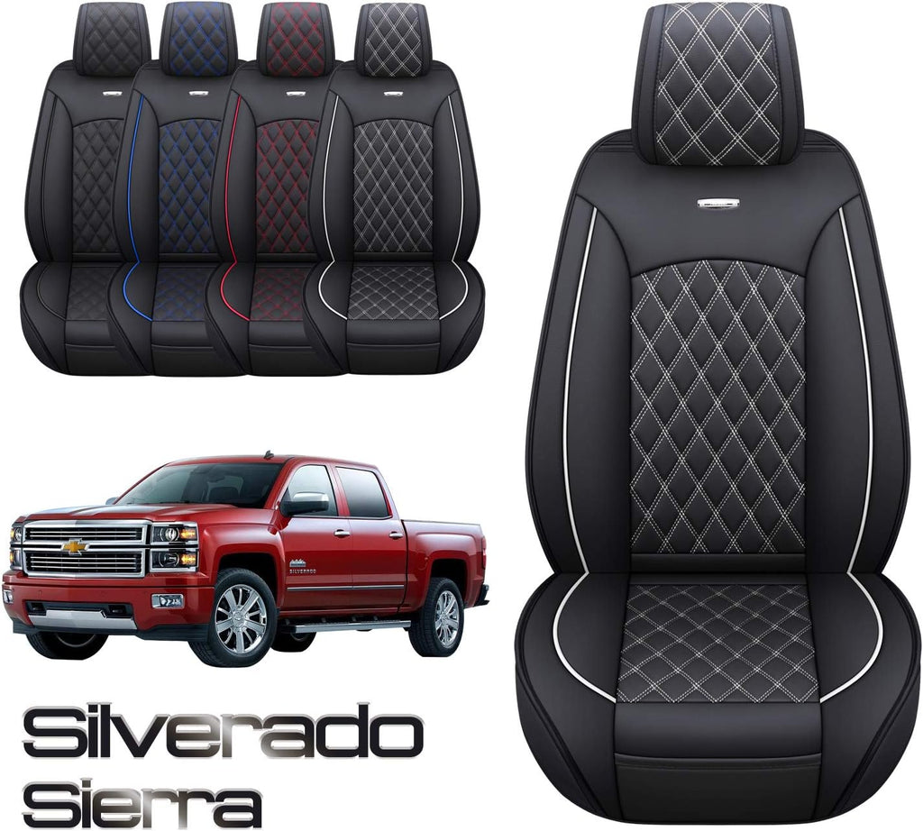 Black 2 Pc Front Seat Covers M522055