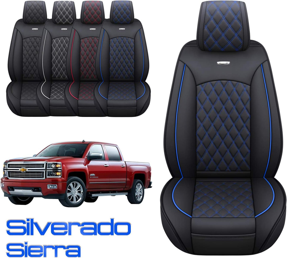 Black 2 Pc Front Seat Covers M522055