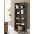 Distressed Gray Standard Bookcase E11756