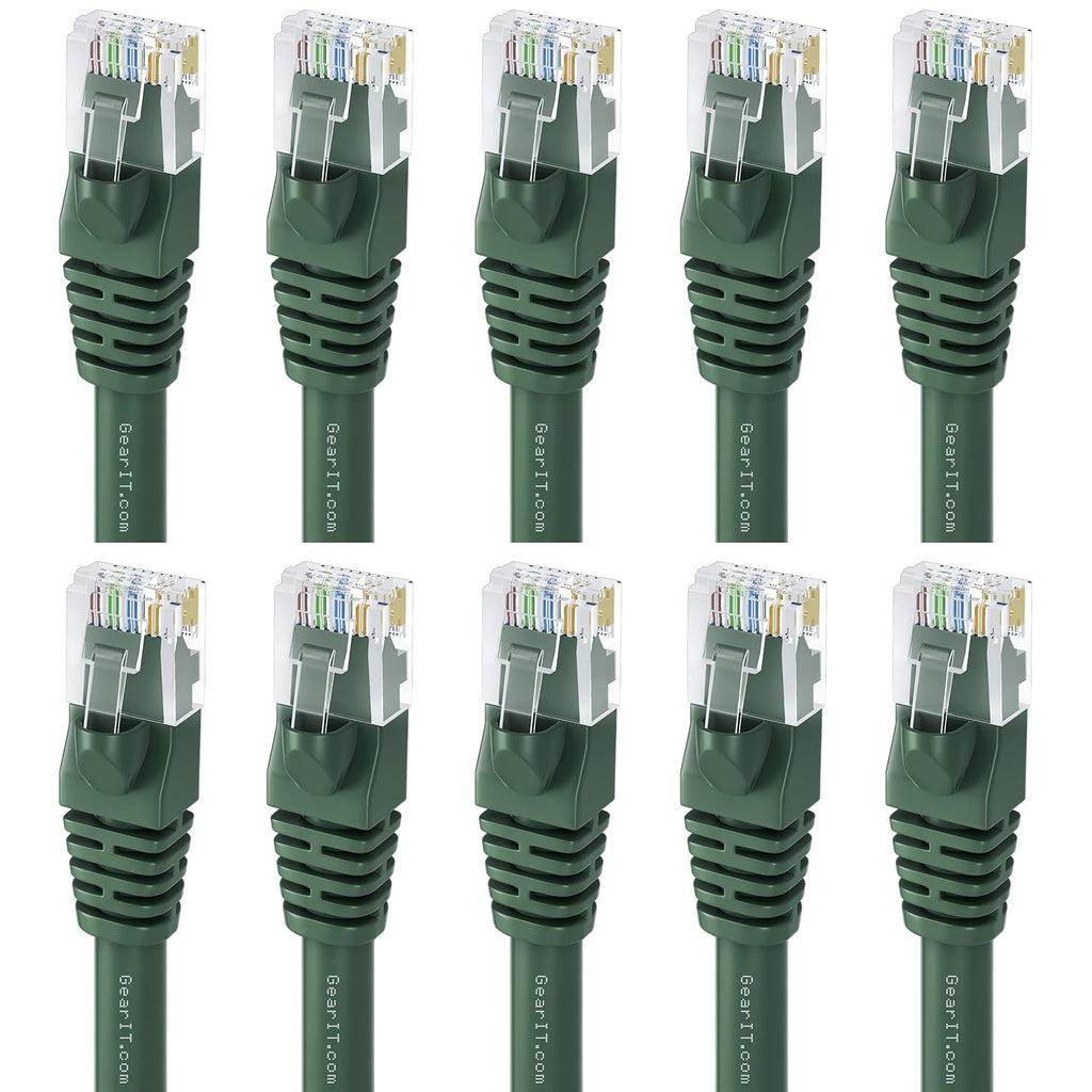 Cat 6 Ethernet Cable 6 ft 10-Pack Black U778
