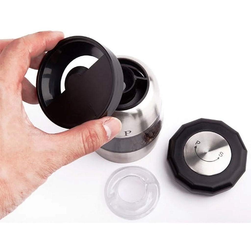 Salt and Pepper Mill and Grinder in Stainless Steel A24907
