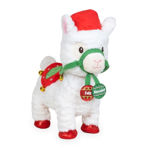 Animated Christmas Walking Musical Plush Llama Toy N198995