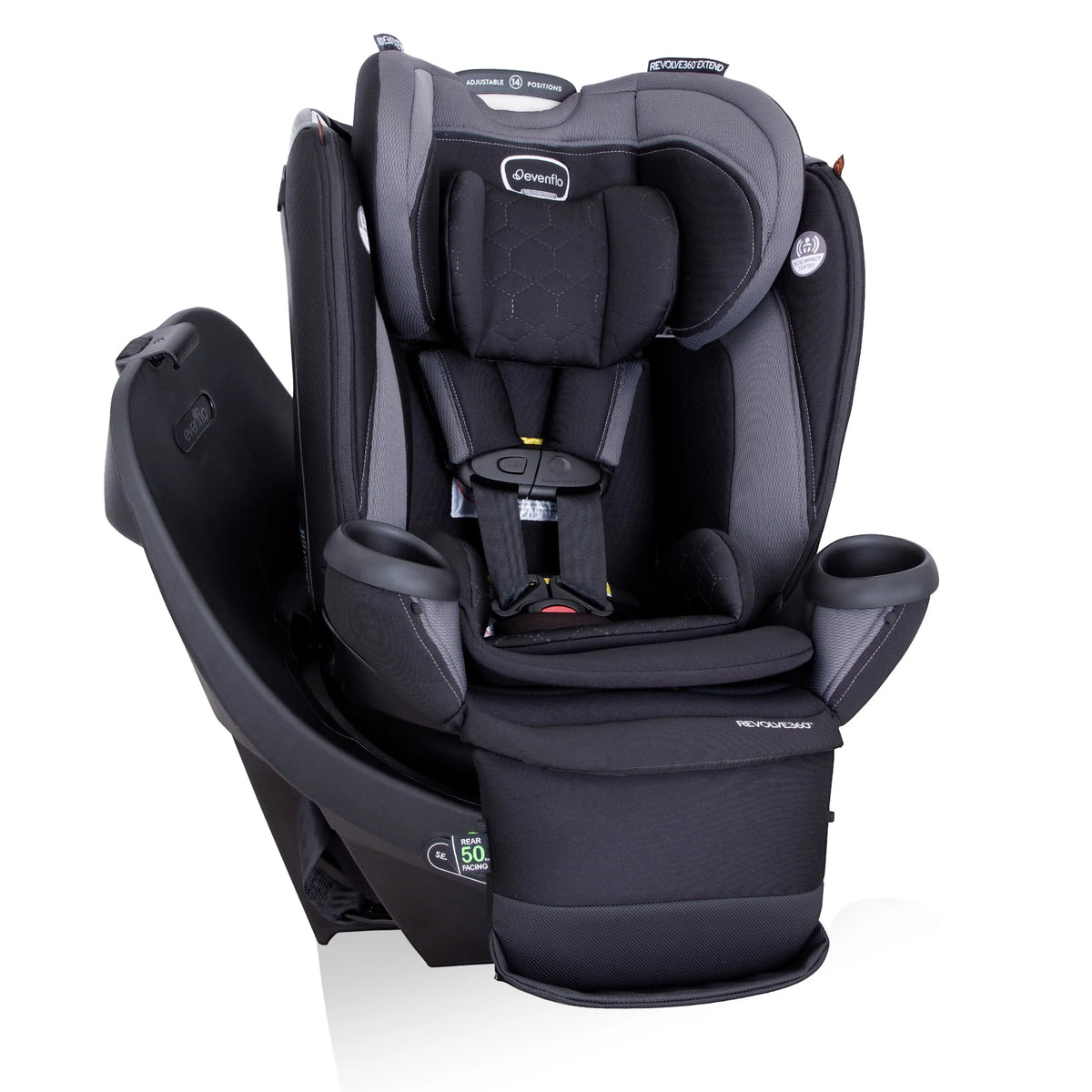 All-in-One Rotational Car Seat with Quick Clean Cover J2105