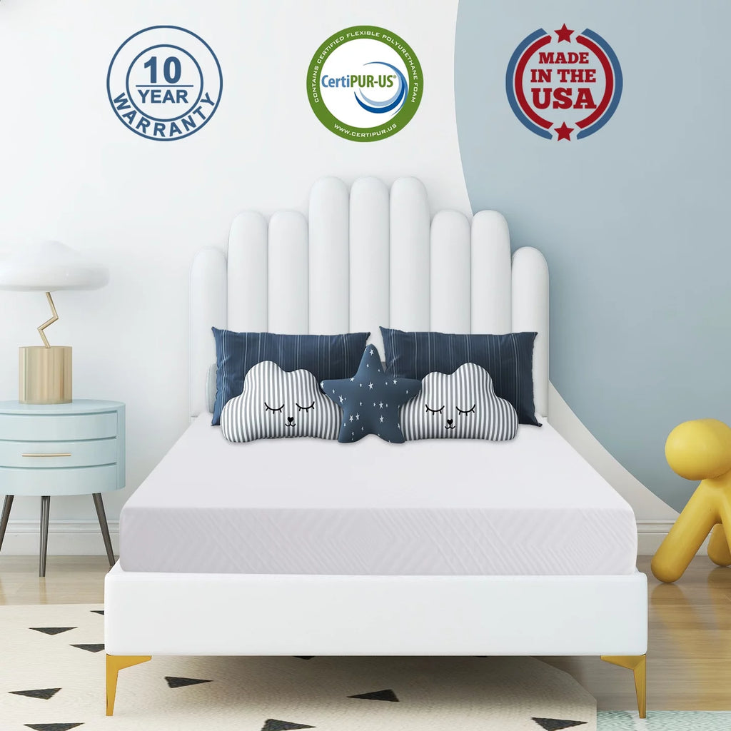 6 Memory Foam Mattress with Graphene Fabric Cover O246780