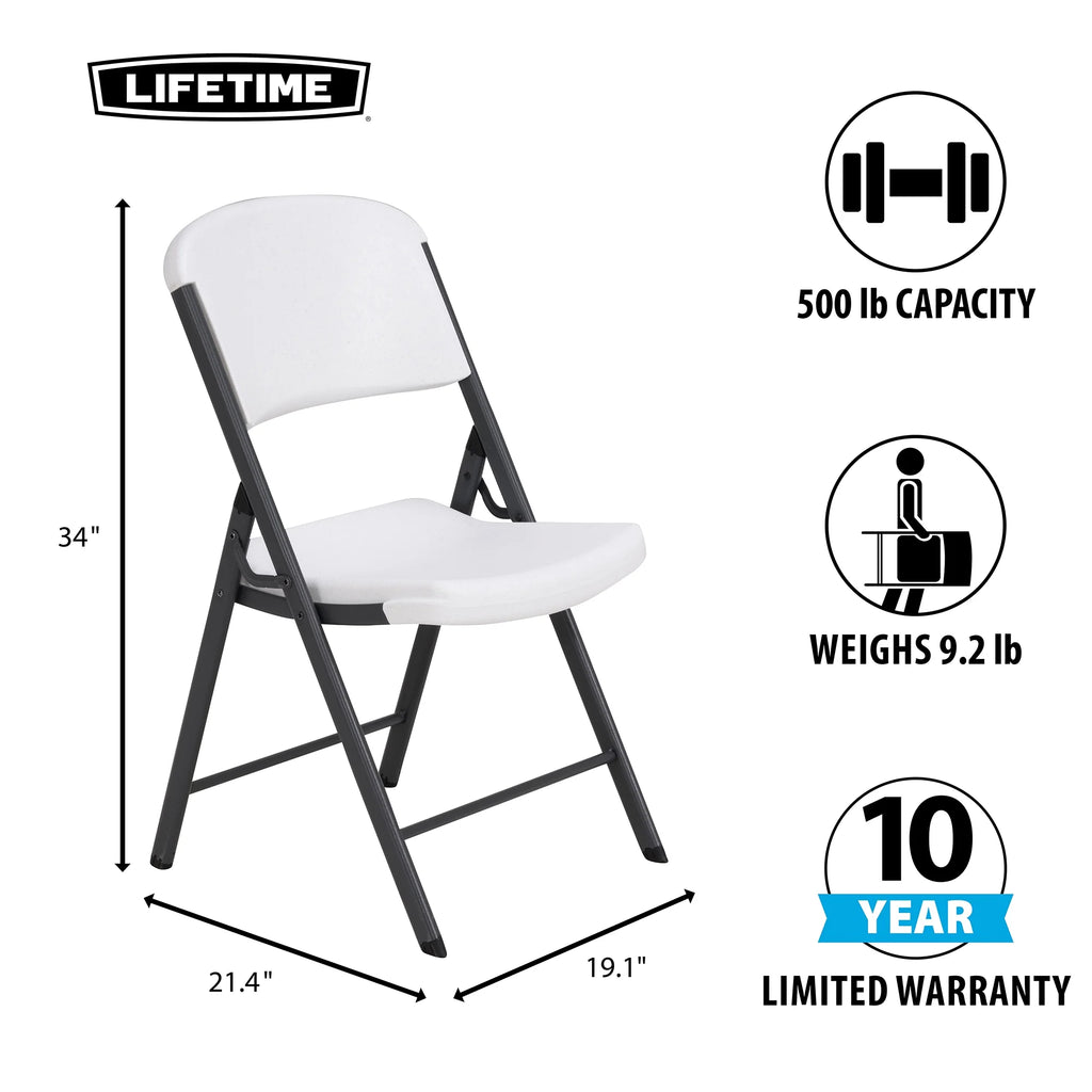 Almond Folding Chair 4 Pack I6598