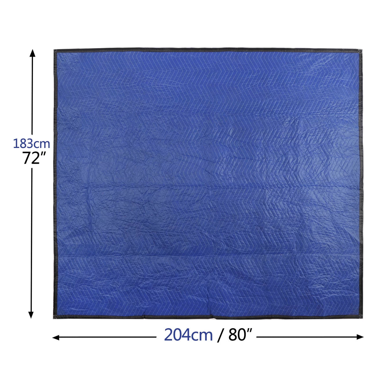 80" x 72" 12 Pack Polyester Moving Blankets F186