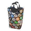 Large Canvas Fabric Collapsible Laundry Hamper E2620