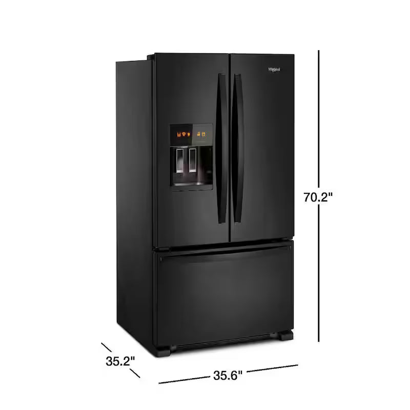 French Door Refrigerator in Black D72438