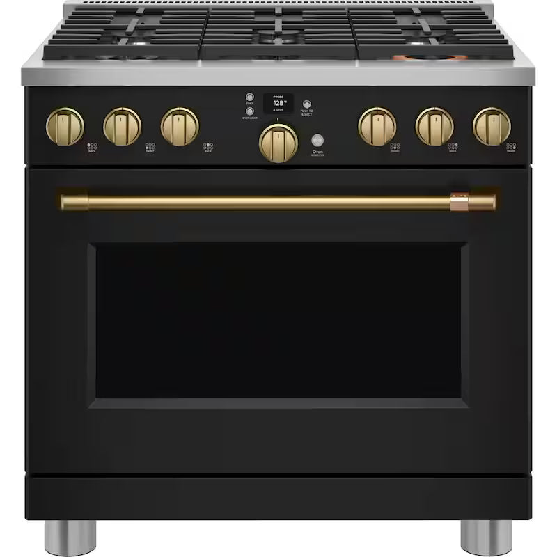 Range and Rangetop Handle and Knob Kit in Brushed Brass M203099
