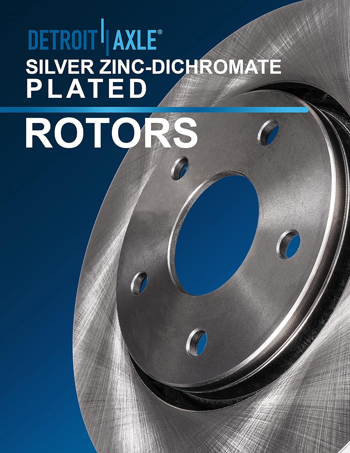 Front and Rear Disc Brake Rotors 4pc Set O534