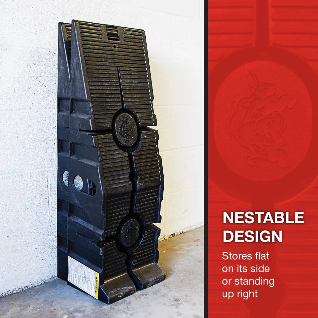 Black Resin Vehicle Ramp Pair 12,000lb 2 Pieces M1261