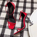 Red 110mm Leather Sandals N59735
