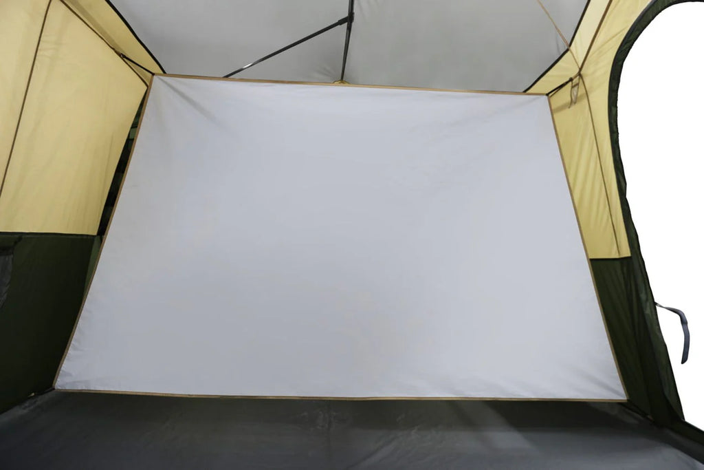 12 Person 3-Room Cabin Tent Green E577327